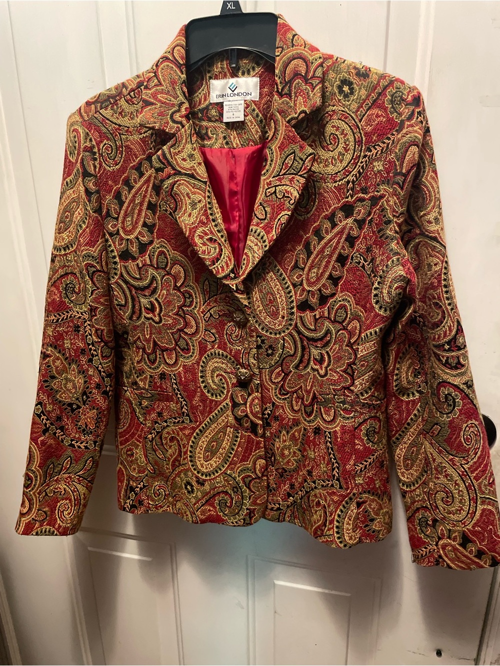 Erin London Vintage Women's Tapestry Blazer